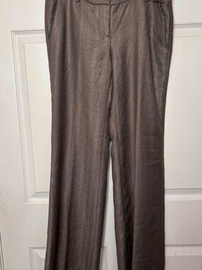 Ann Taylor LOFT Herringbone, Fully Lined Marisa Pants Size 6